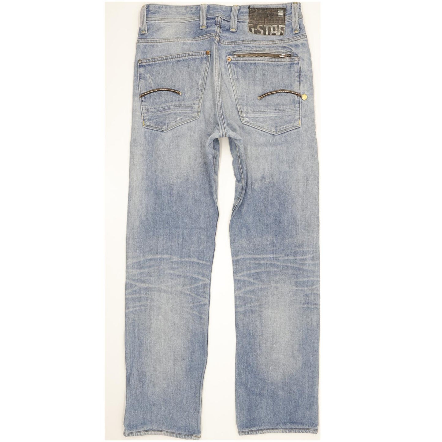 G-Star Attacc Men Blue Straight Regular Jeans W30 L30