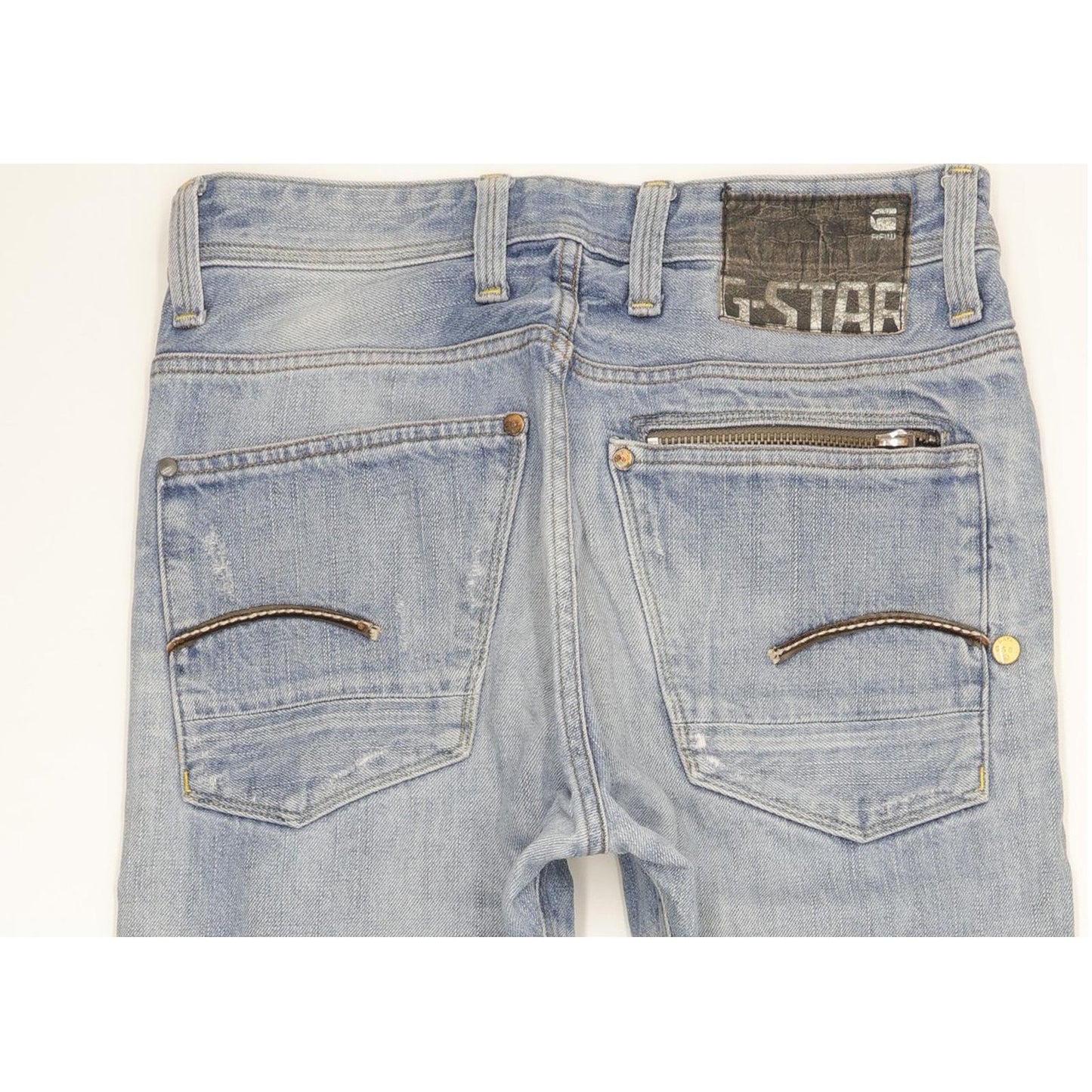 G-Star Attacc Men Blue Straight Regular Jeans W30 L30