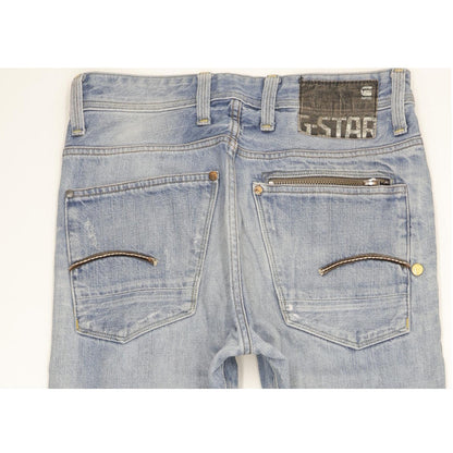 G-Star Attacc Men Blue Straight Regular Jeans W30 L30
