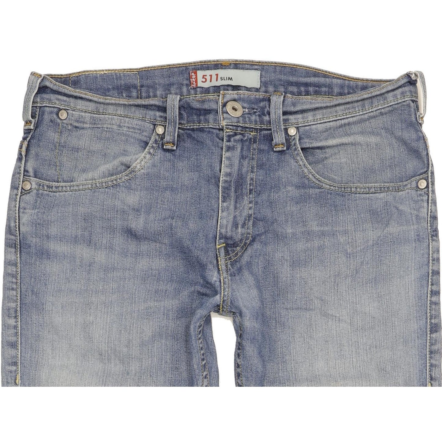 Levi's 511 Men Blue Straight Slim Stretch Jeans W32 L31