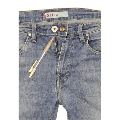 Levi's 511 Men Blue Straight Slim Stretch Jeans W32 L31