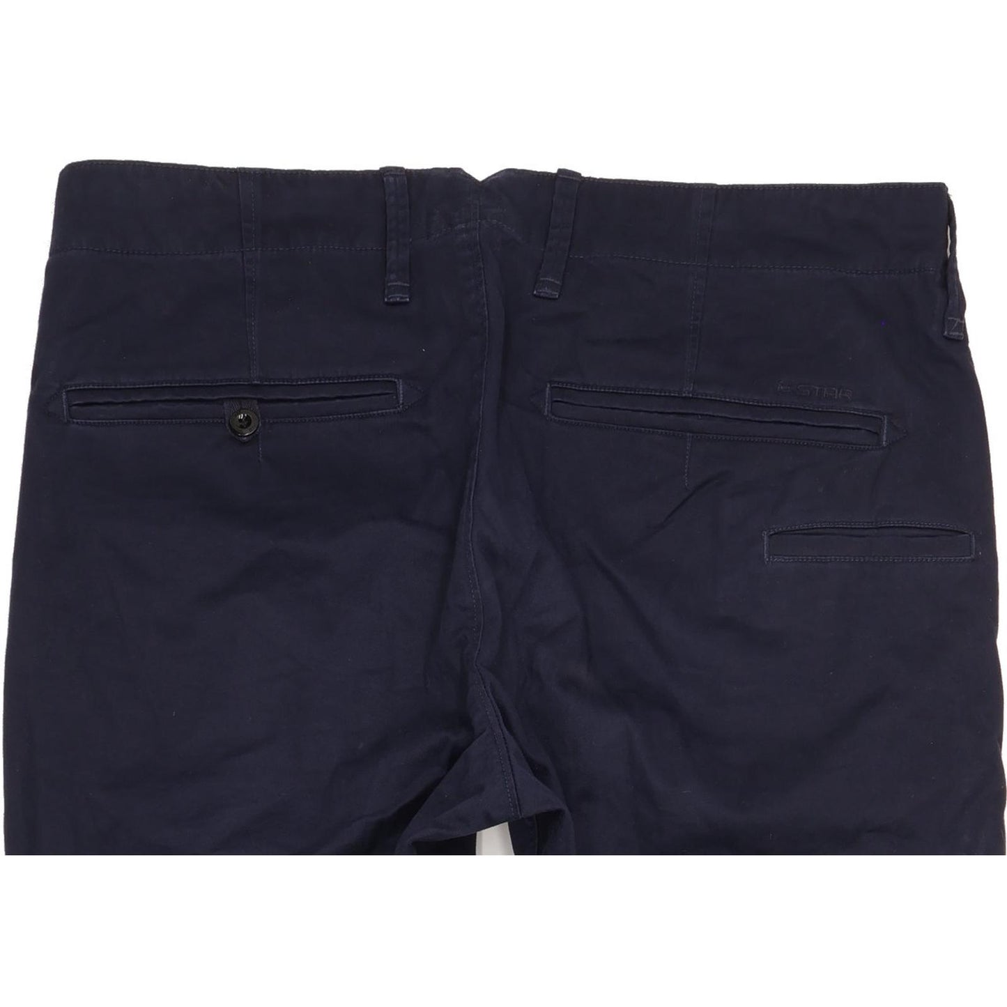 G-Star Vetar Men Navy Straight Regular Chino Stretch Jeans W34 L32