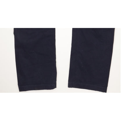 G-Star Vetar Men Navy Straight Regular Chino Stretch Jeans W34 L32