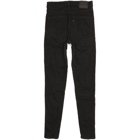 Levi's Mile Black Skinny Slim Stretch Jeans High Waisted W28 L29