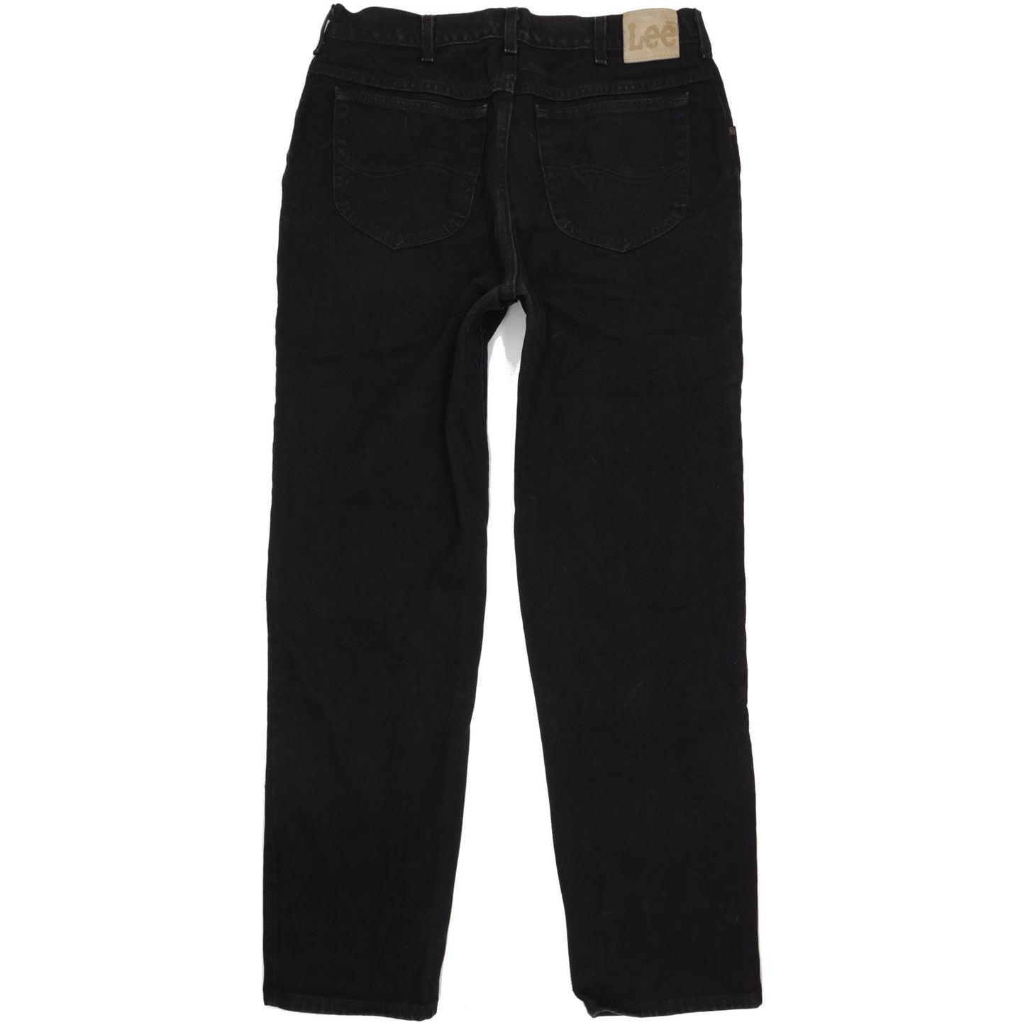 Lee Men Black Straight Regular Jeans W36 L34