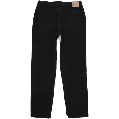 Lee Men Black Straight Regular Jeans W36 L34
