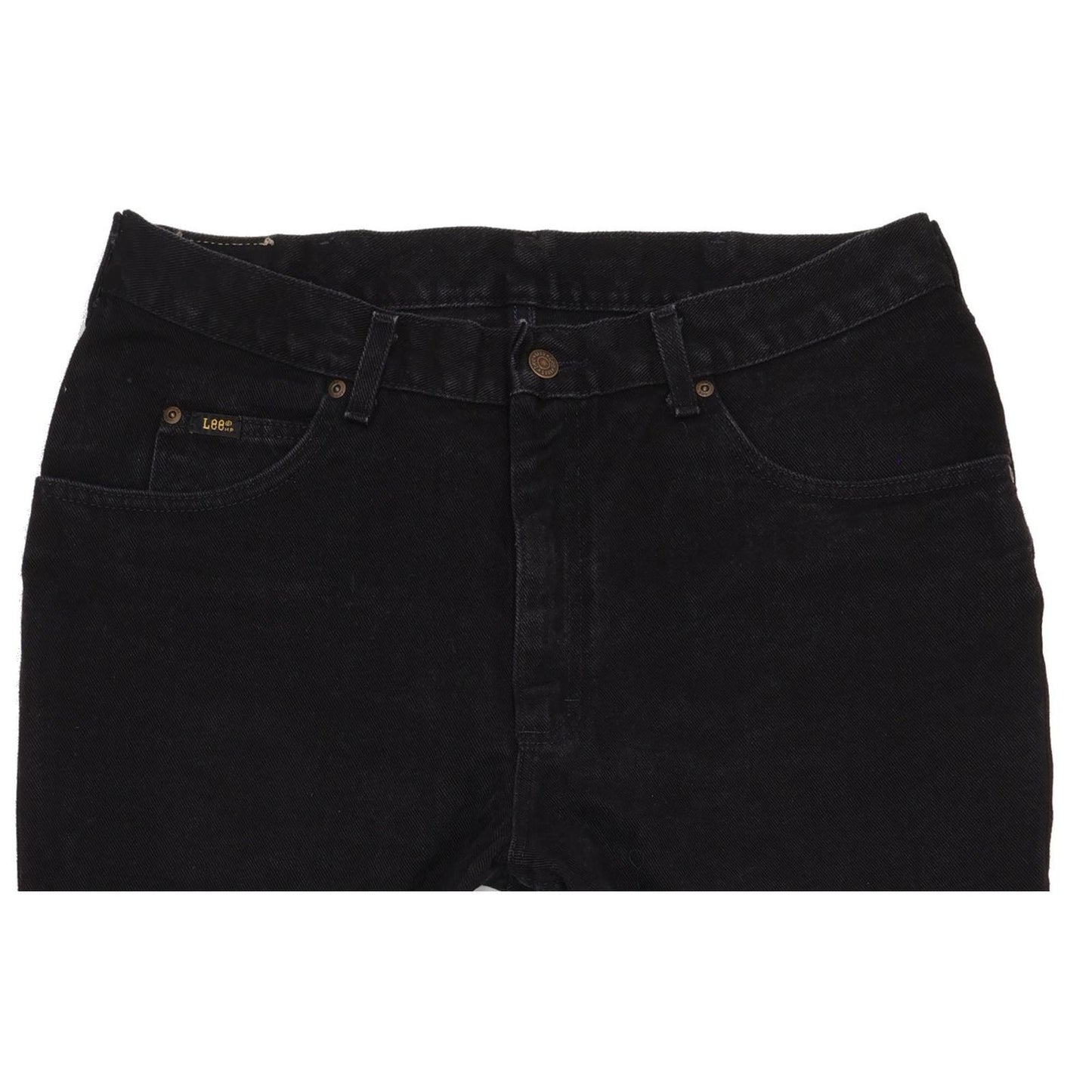 Lee Men Black Straight Regular Jeans W36 L34