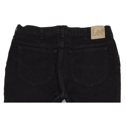 Lee Men Black Straight Regular Jeans W36 L34