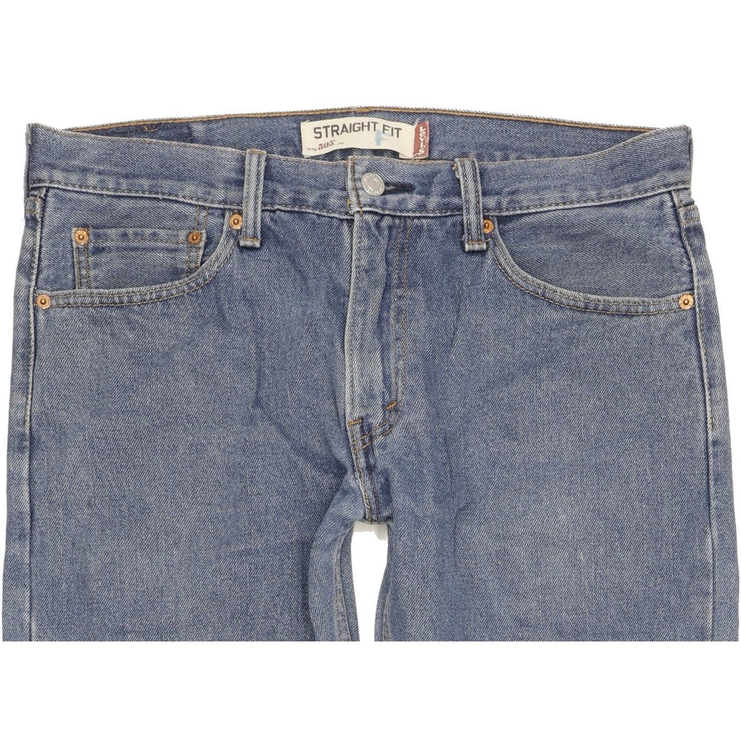 Levi's 505 Men Blue Straight Regular Jeans W32 L32
