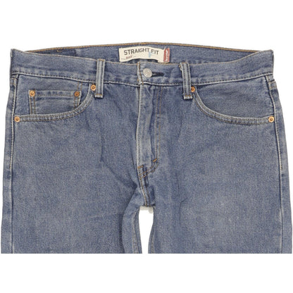 Levi's 505 Men Blue Straight Regular Jeans W32 L32