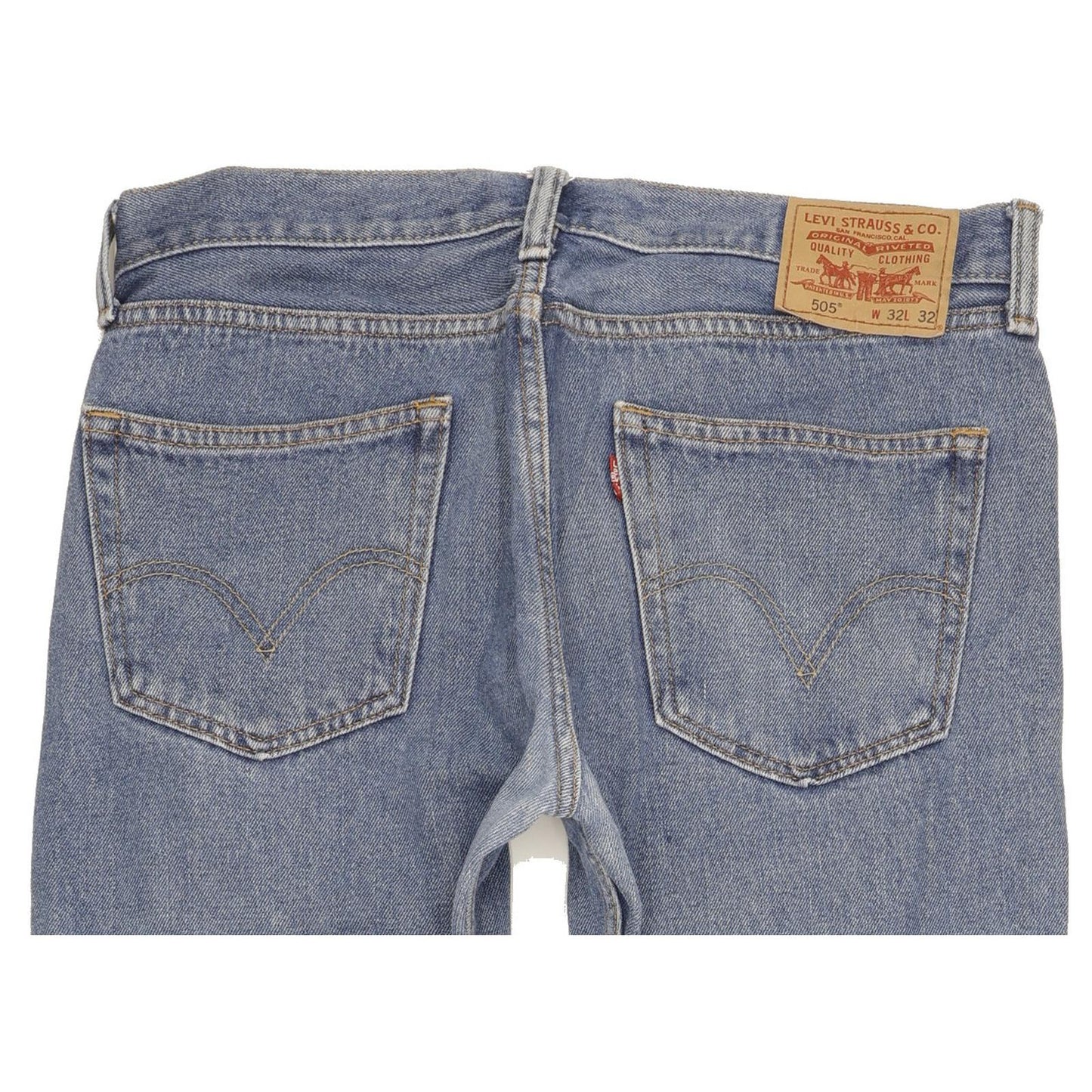 Levi's 505 Men Blue Straight Regular Jeans W32 L32