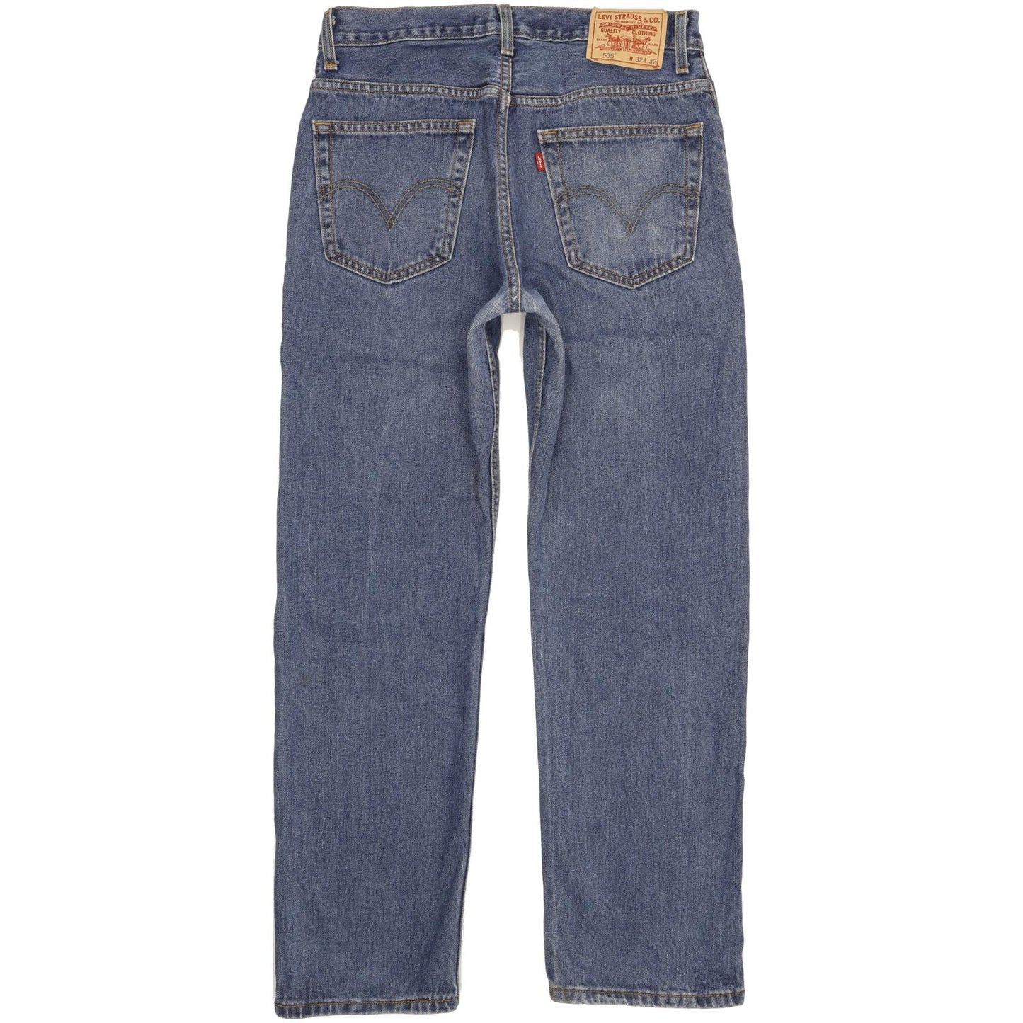 Levi's 505 Men Blue Straight Regular Jeans W32 L31