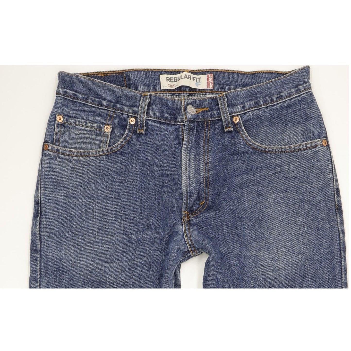 Levi's 505 Men Blue Straight Regular Jeans W32 L31