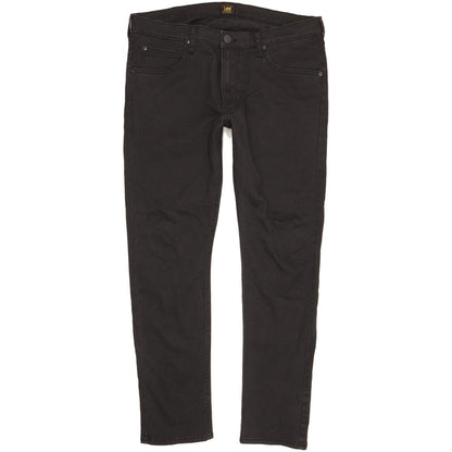 Lee Men Black Skinny Slim Stretch Jeans W34 L30