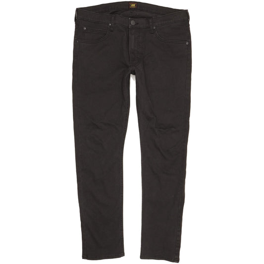 Lee Men Black Skinny Slim Stretch Jeans W34 L30