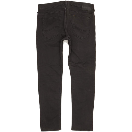 Lee Men Black Skinny Slim Stretch Jeans W34 L30
