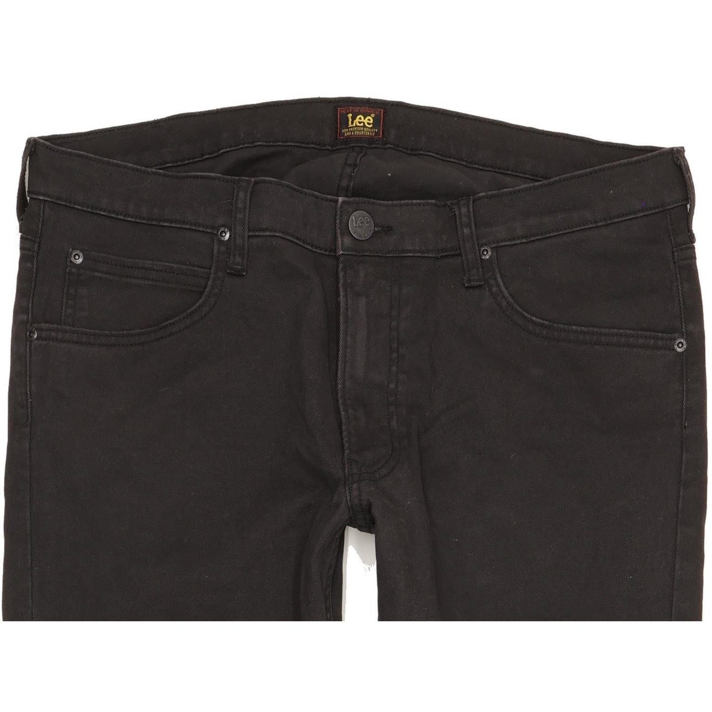Lee Men Black Skinny Slim Stretch Jeans W34 L30