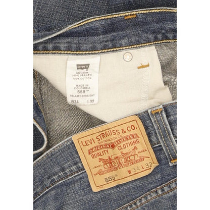 Levi's 559 Men Blue Straight Relaxed Jeans W34 L31