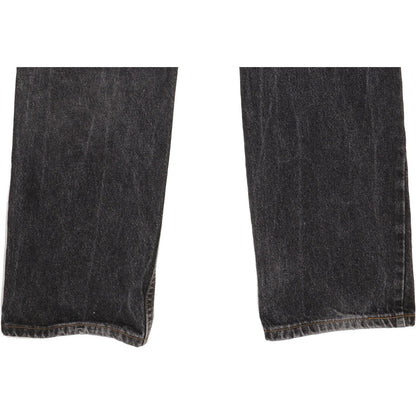 Lee Men Black Straight Regular Jeans W38 L34
