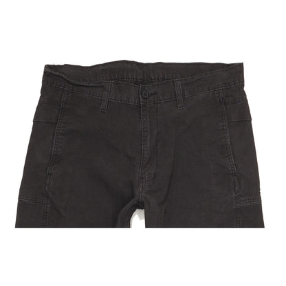Levi's Men Black Tapered Regular Stretch Jeans W34 L29