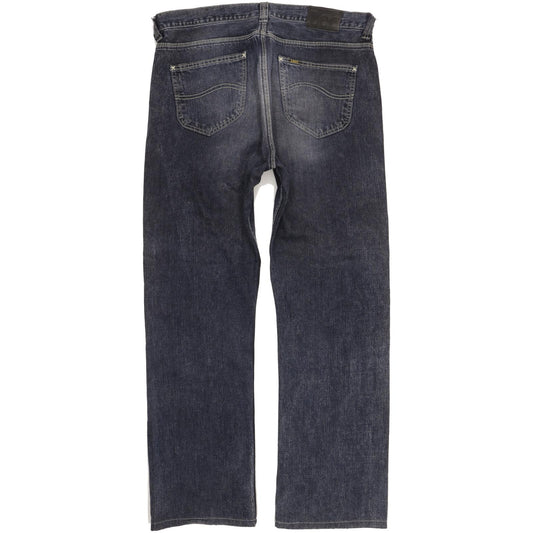 Lee Nash Men Blue Straight Regular Jeans W34 L32