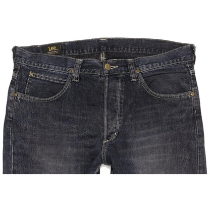 Lee Nash Men Blue Straight Regular Jeans W34 L32