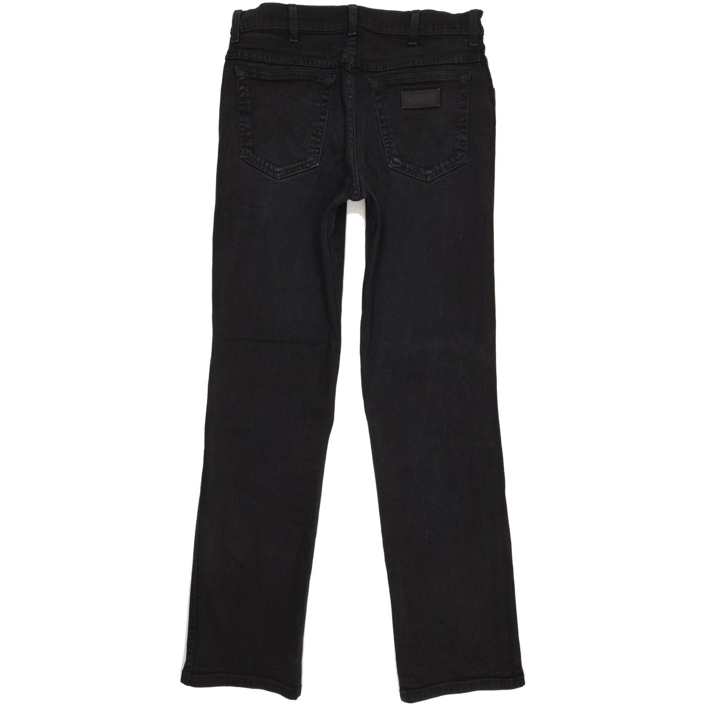 Wrangler Texas Men Black Straight Regular Stretch Jeans W33 L33