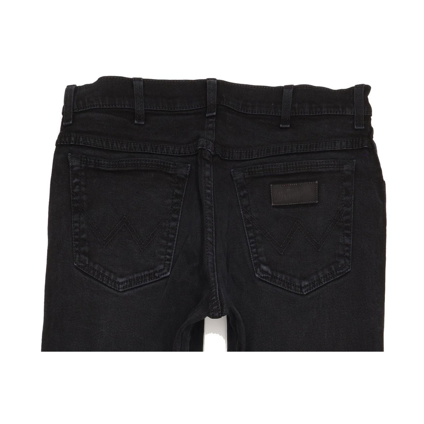 Wrangler Texas Men Black Straight Regular Stretch Jeans W33 L33