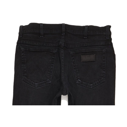 Wrangler Texas Men Black Straight Regular Stretch Jeans W33 L33