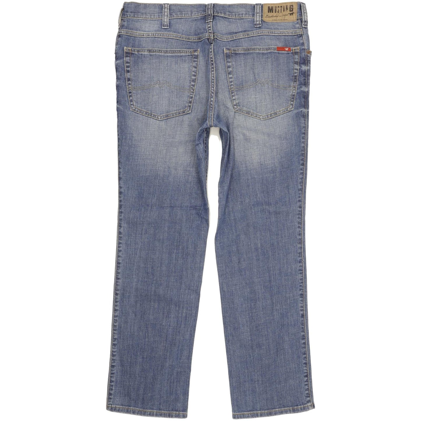 Mustang Tramper Men Blue Straight Regular Jeans W36 L31