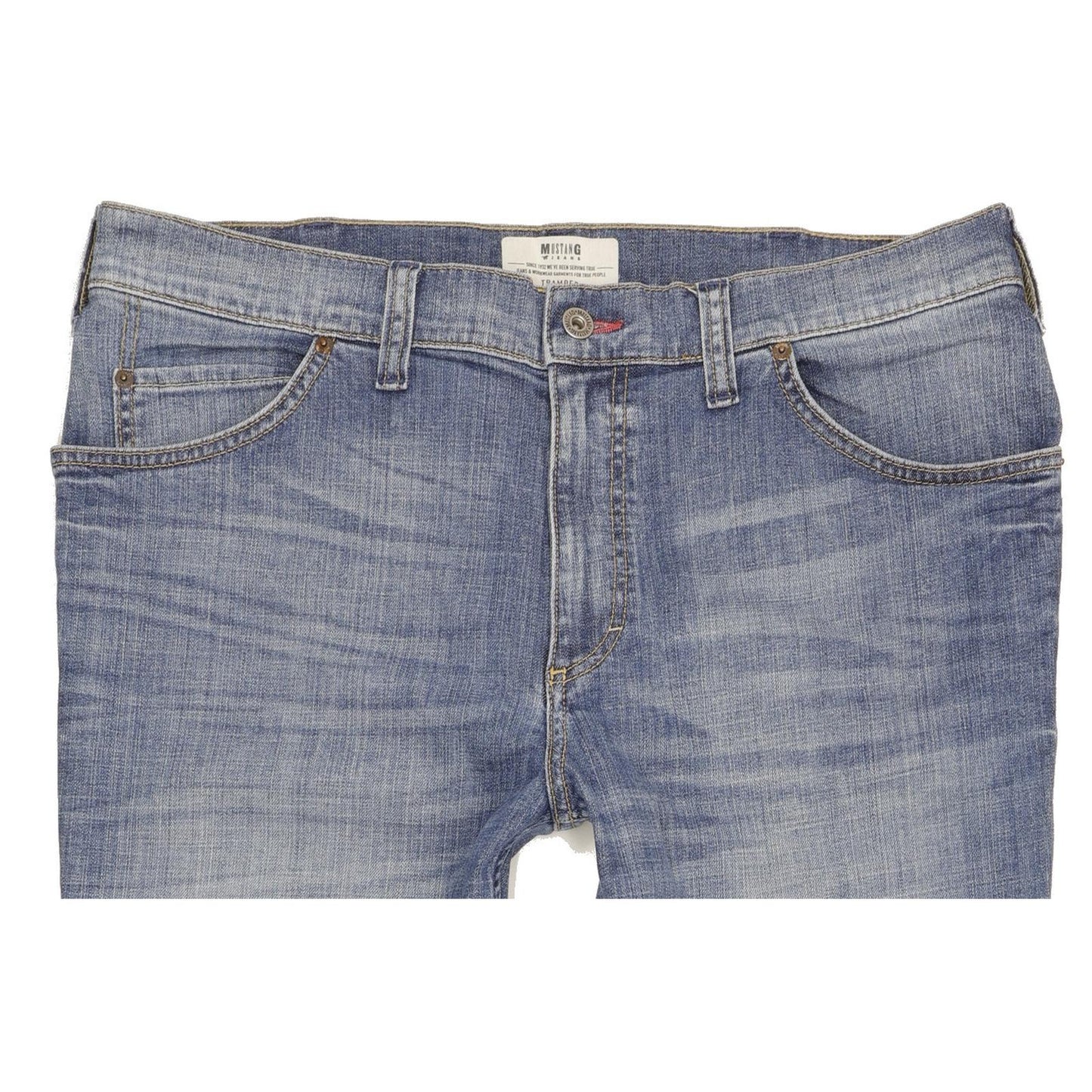Mustang Tramper Men Blue Straight Regular Jeans W36 L31