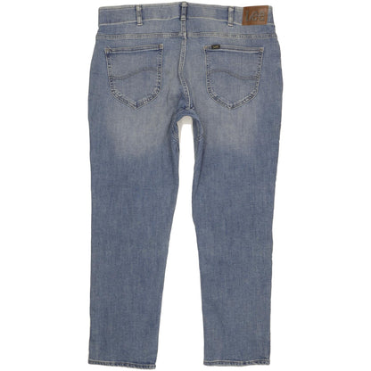 Lee Men Blue Tapered Regular Stretch Jeans W38 L30