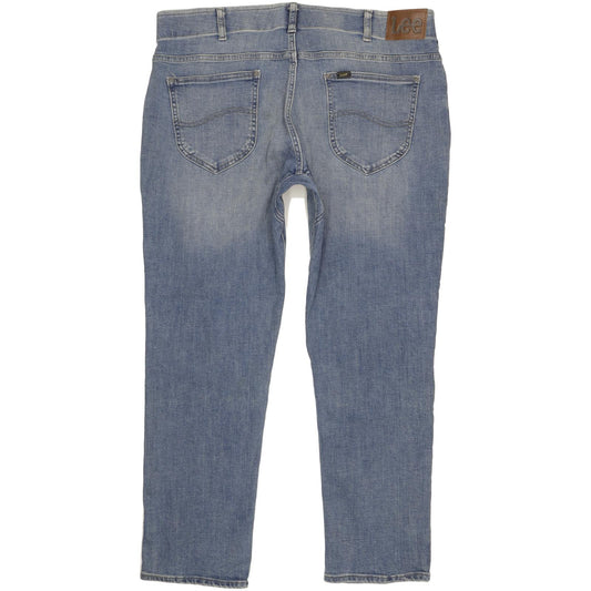 Lee Men Blue Tapered Regular Stretch Jeans W38 L30