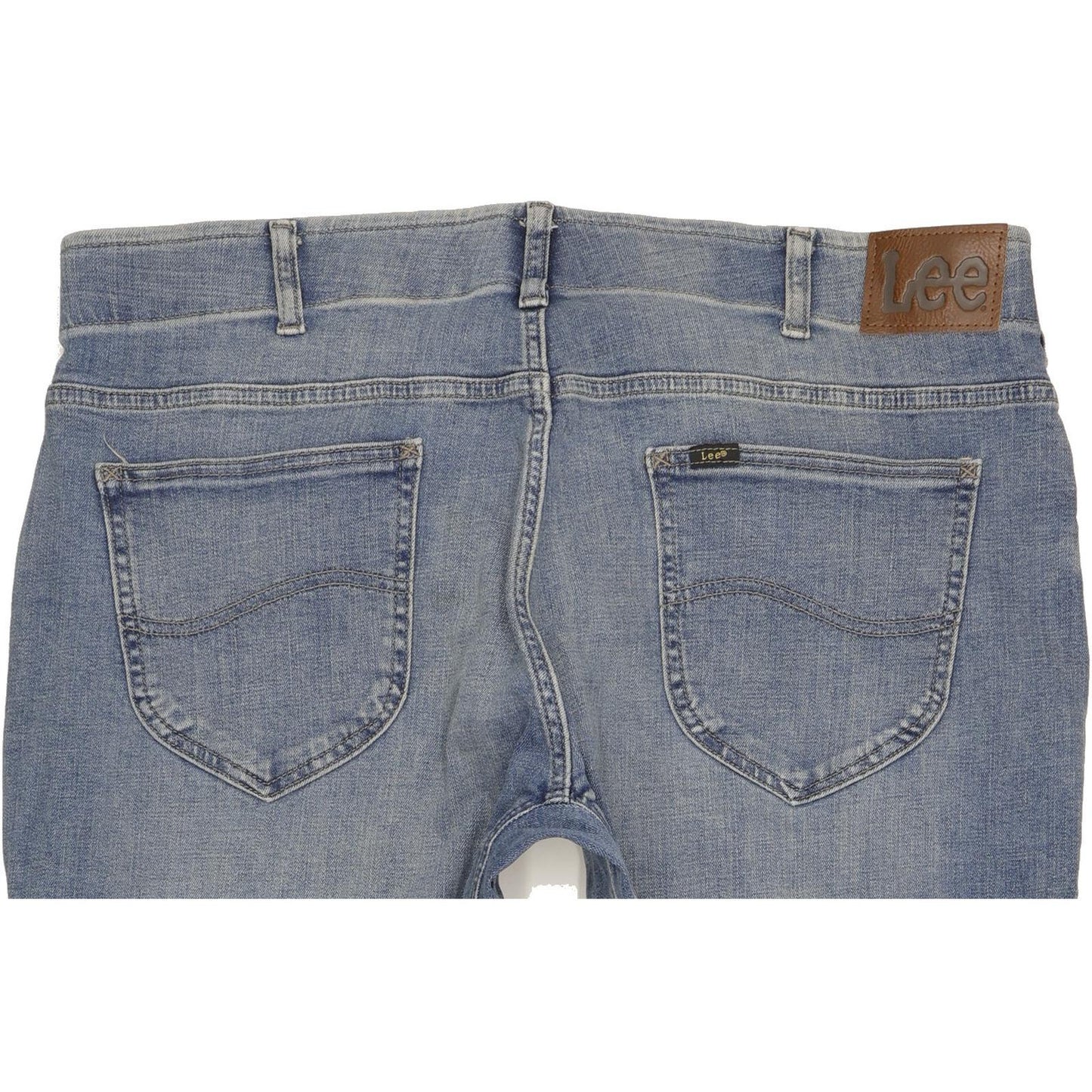 Lee Men Blue Tapered Regular Stretch Jeans W38 L30