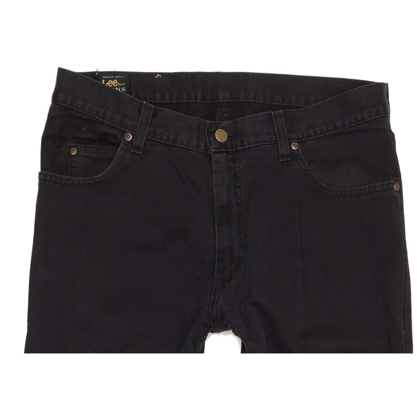 Lee Brooklyn Men Black Straight Regular Jeans W34 L32