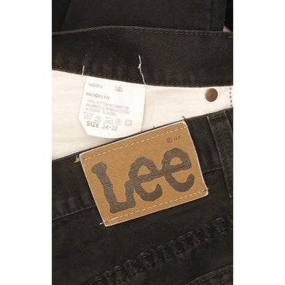 Lee Brooklyn Men Black Straight Regular Jeans W34 L32