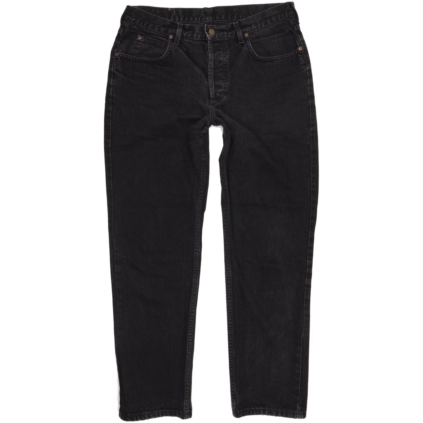 Lee Chicago Men Black Straight Regular Jeans W36 L31