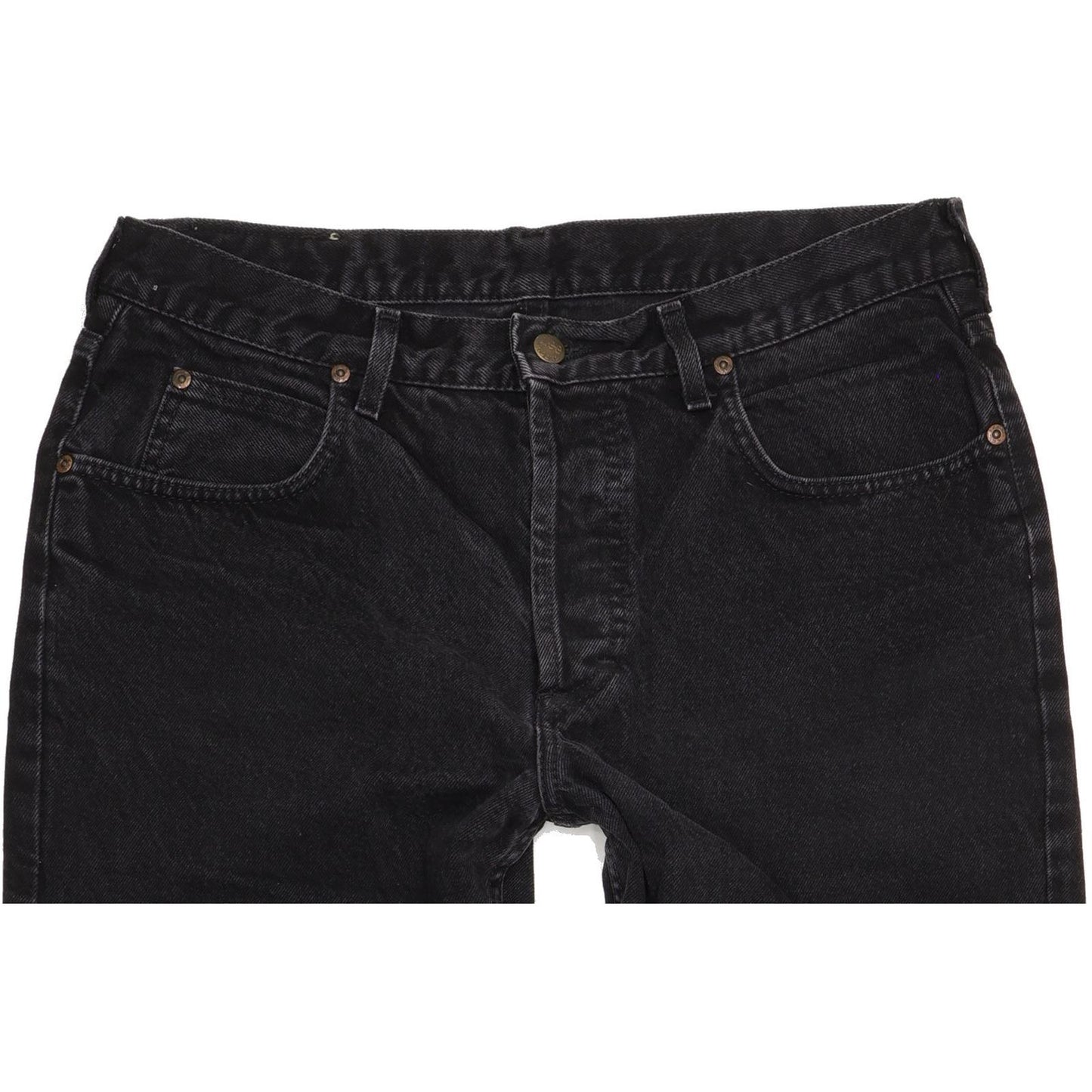 Lee Chicago Men Black Straight Regular Jeans W36 L31