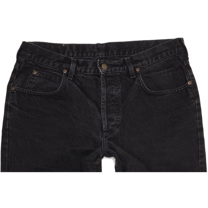Lee Chicago Men Black Straight Regular Jeans W36 L31