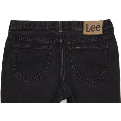 Lee Chicago Men Black Straight Regular Jeans W36 L31