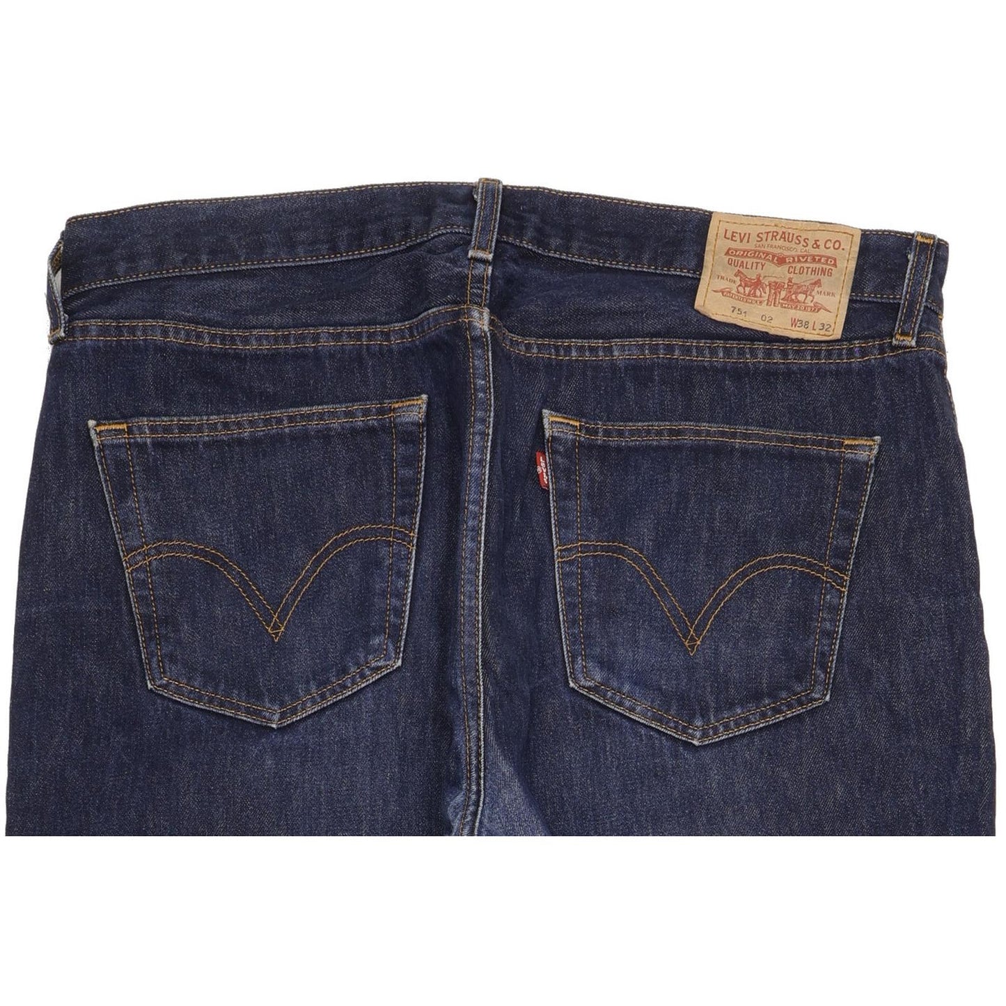 Levi's 751 Men Blue Straight Regular Jeans W38 L31