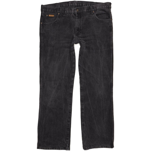 Wrangler Men Black Bootcut Regular Jeans W37 L31