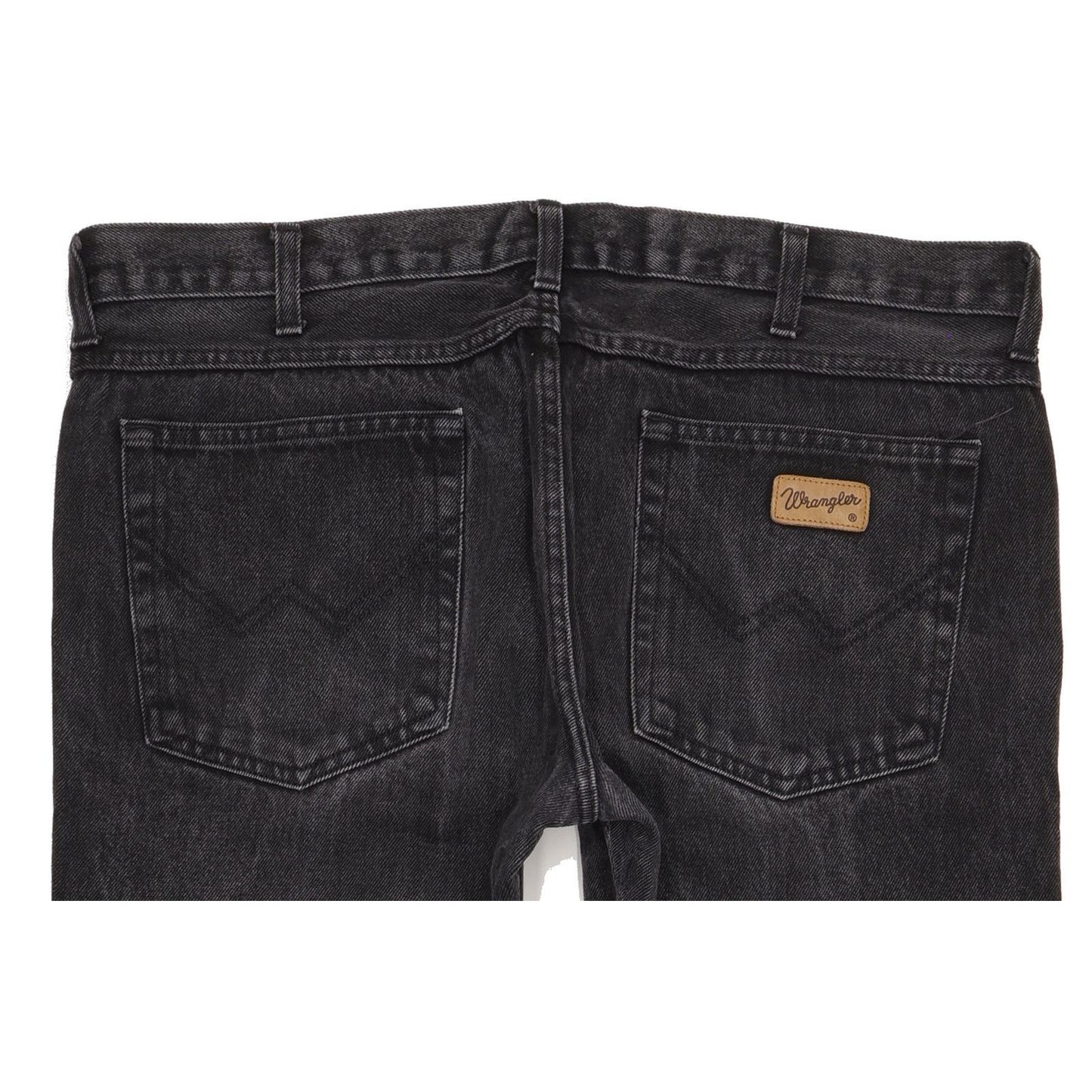 Wrangler Men Black Bootcut Regular Jeans W37 L31