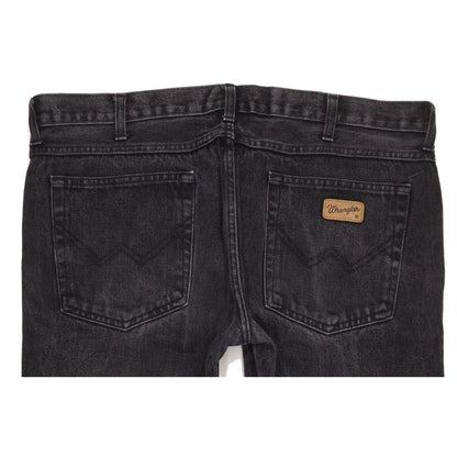 Wrangler Men Black Bootcut Regular Jeans W37 L31