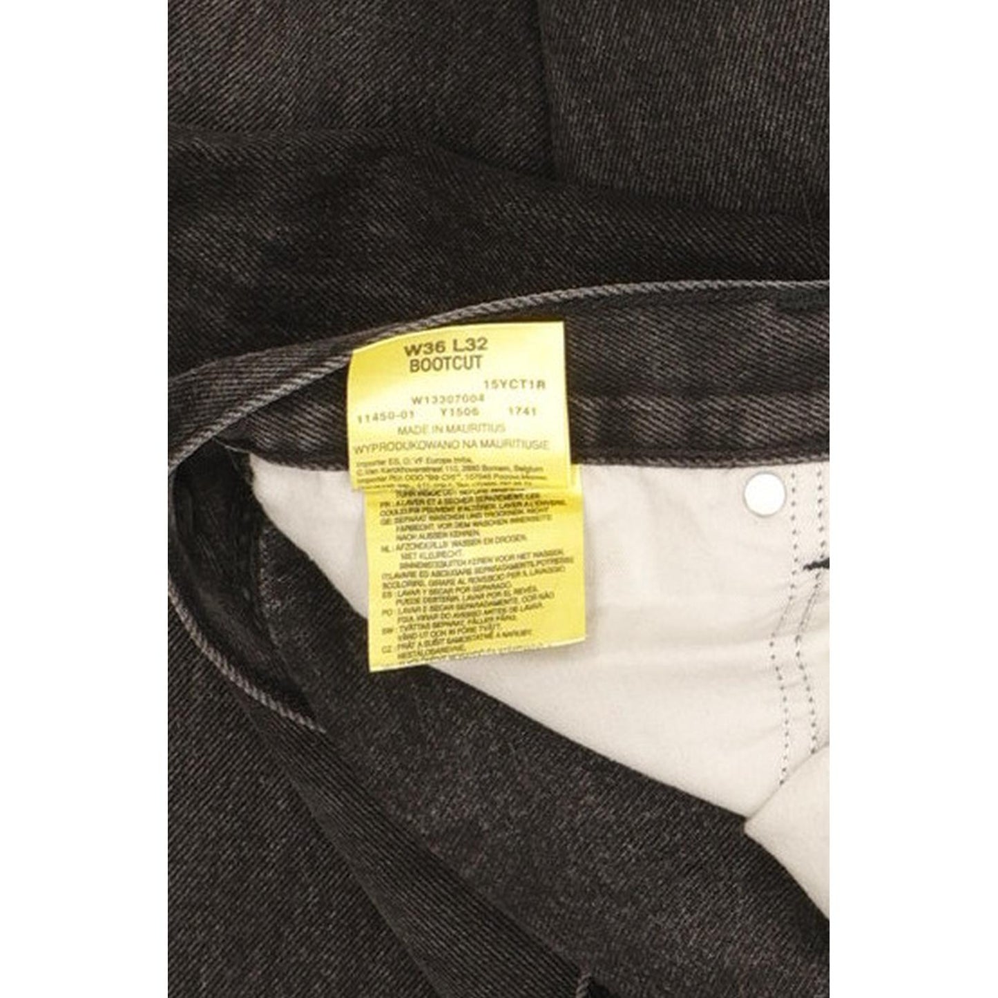 Wrangler Men Black Bootcut Regular Jeans W37 L31