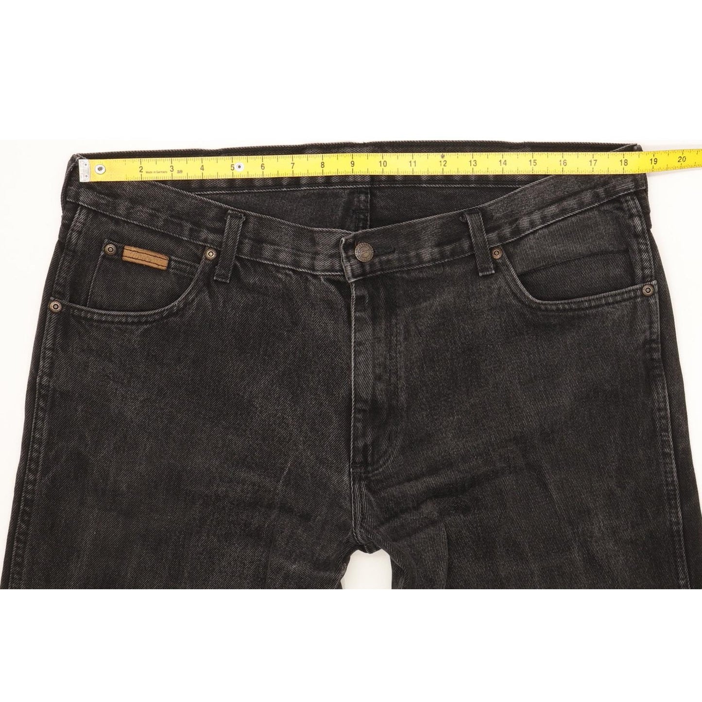 Wrangler Men Black Bootcut Regular Jeans W37 L31