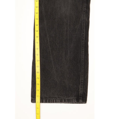 Wrangler Men Black Bootcut Regular Jeans W37 L31
