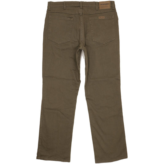 Wrangler Men Green Straight Regular Stretch Jeans W38 L32