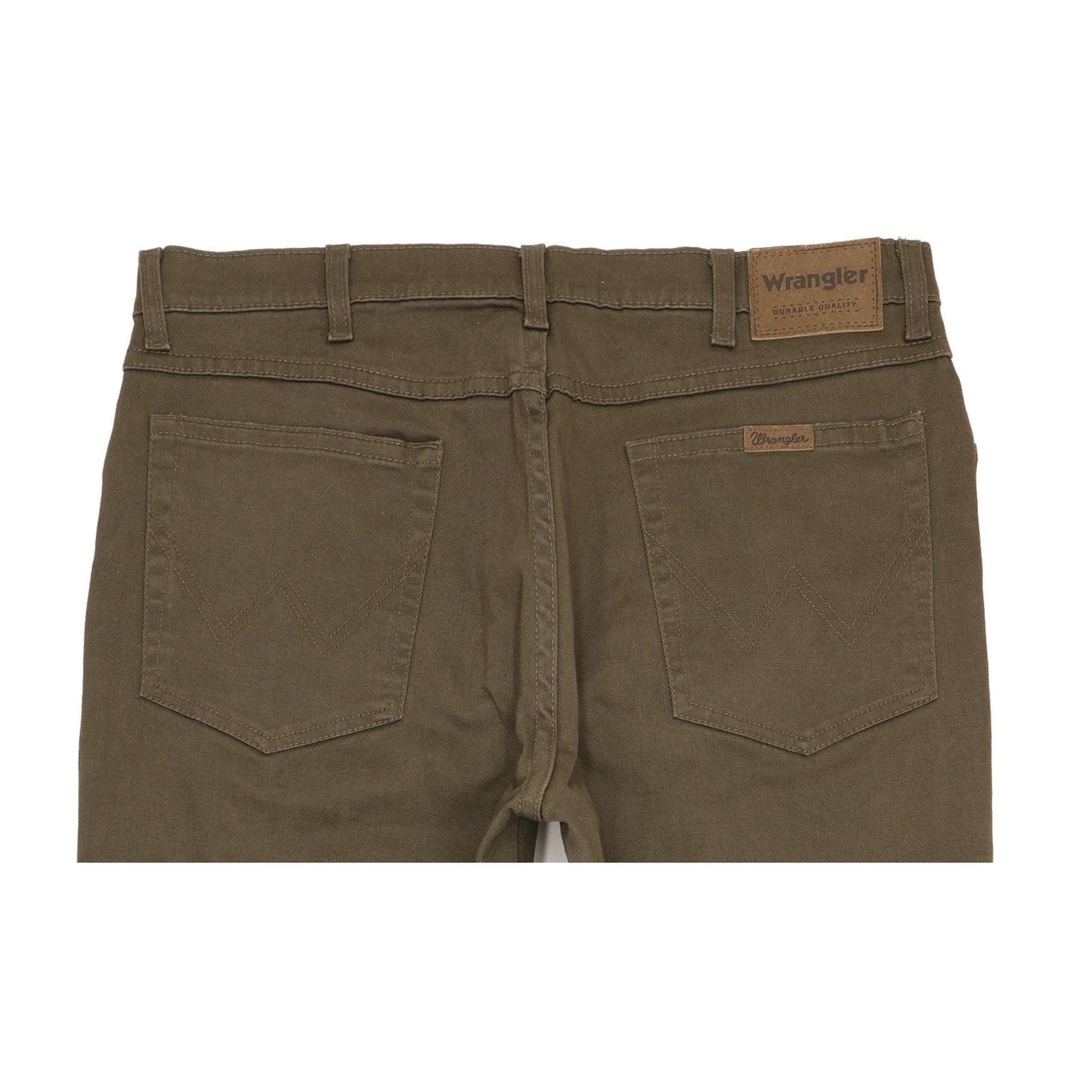 Wrangler Men Green Straight Regular Stretch Jeans W38 L32