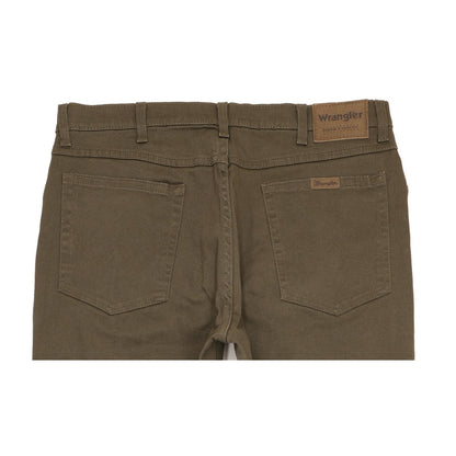 Wrangler Men Green Straight Regular Stretch Jeans W38 L32